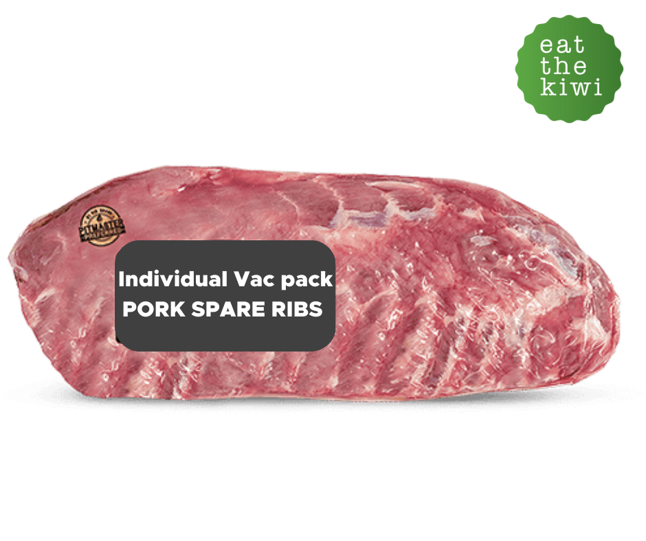 Pork Spare Ribs. Single Vacuum Packed price per KG