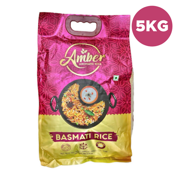 Amber Long Grain Basmati Rice 5kg bag