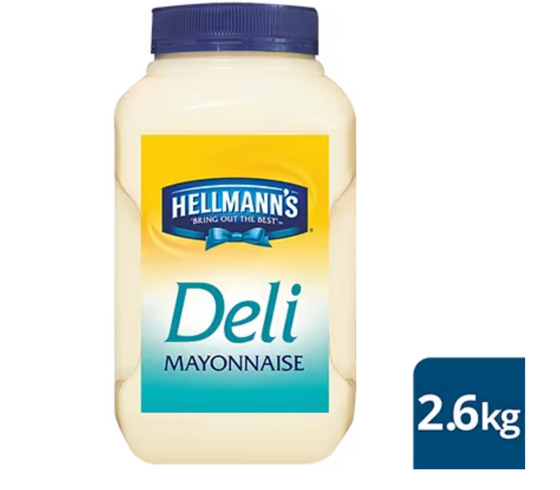 Hellmanns Deli Mayonnaise 2.6kg