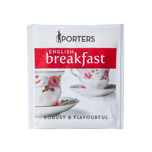 Porters English Breakfast PCU Tea Bags 200 x envelopes