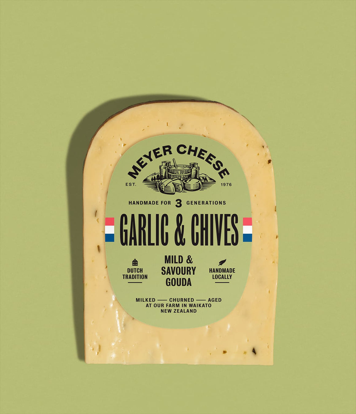 Meyer Cheese Garlic and Chives Gouda 130g (Buy 12 save 15%)
