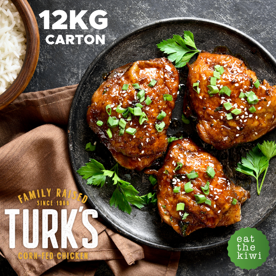 NZ  Turks A Grade Chicken Thigh  12kg Carton